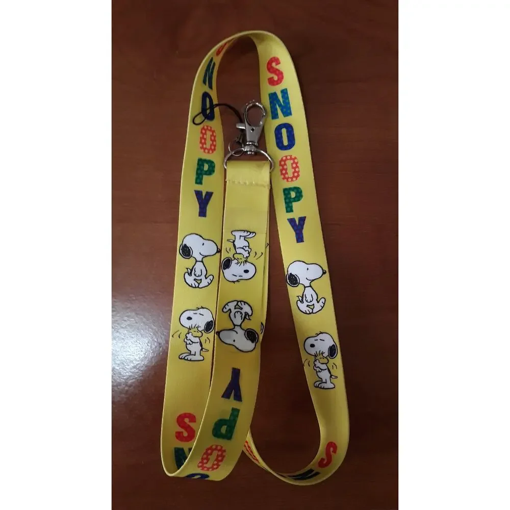 Snoopy Lanyard Say It Loud, Say It Yellow, Say It Snoopy!